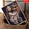 Halloween Pearl Painting Set Love Couple 5D DIY Pearl Art Home Bedroom Wall Decor Handmade Gift Holiday Decorative Crafts Supplies