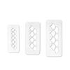 3PCS/Set Square Geometric Cutters Fondant Cookie Cake Mold Cutters Chocolate Molds Cake Decorating Cake Baking Tools Bakeware