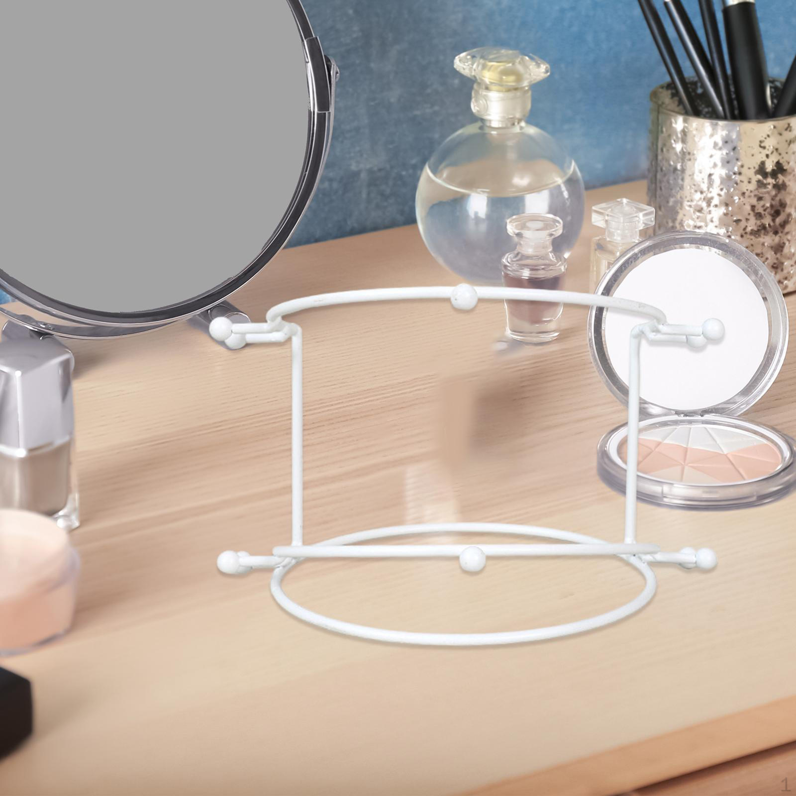 

Bridal Headband Display Rack for Wedding Tiaras And Hair Accessories White 2 Tier