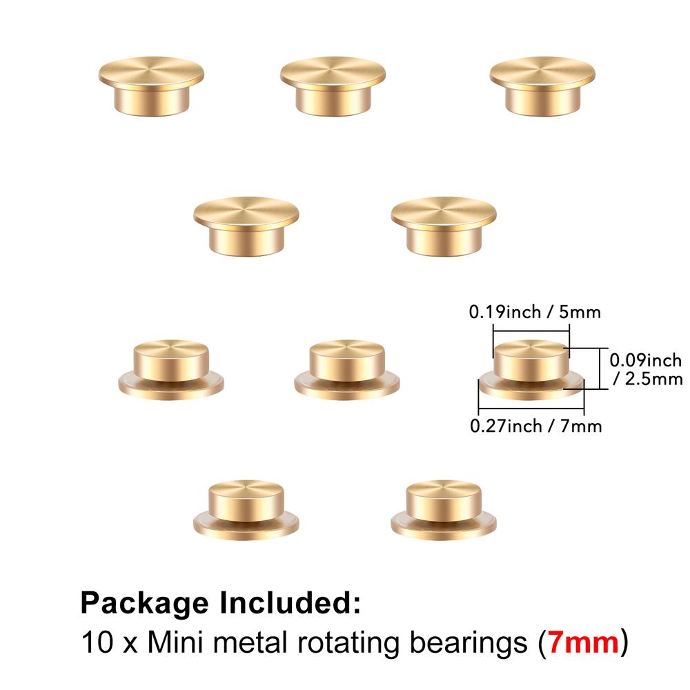 

Мини Металлические Вращающиеся Подшипники для DIY Ручной Работы Поделок Бумажных Открыток Скрапбукинга, Вращение на 360 градусов Плавный Вращательный Механизм Спиннер