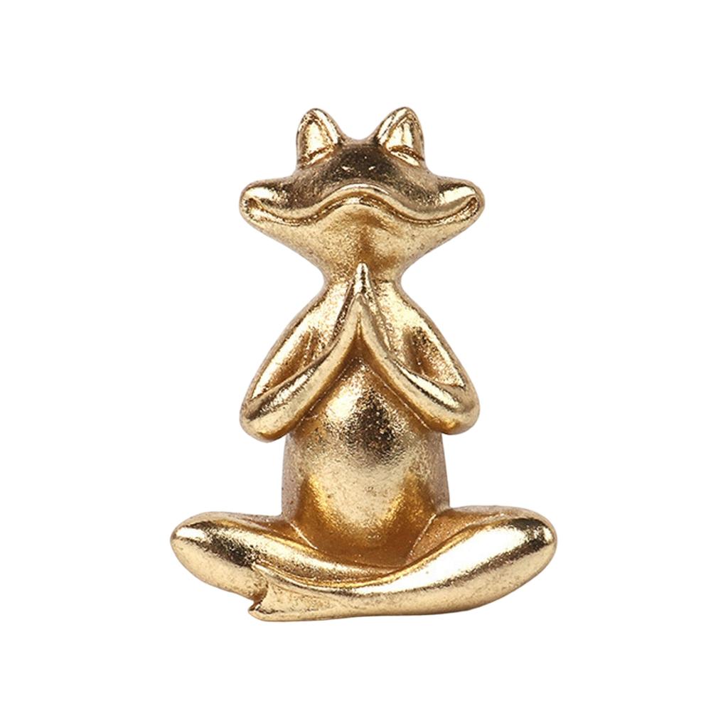 Yoga Frogs Ornament Creatives Home Decoration