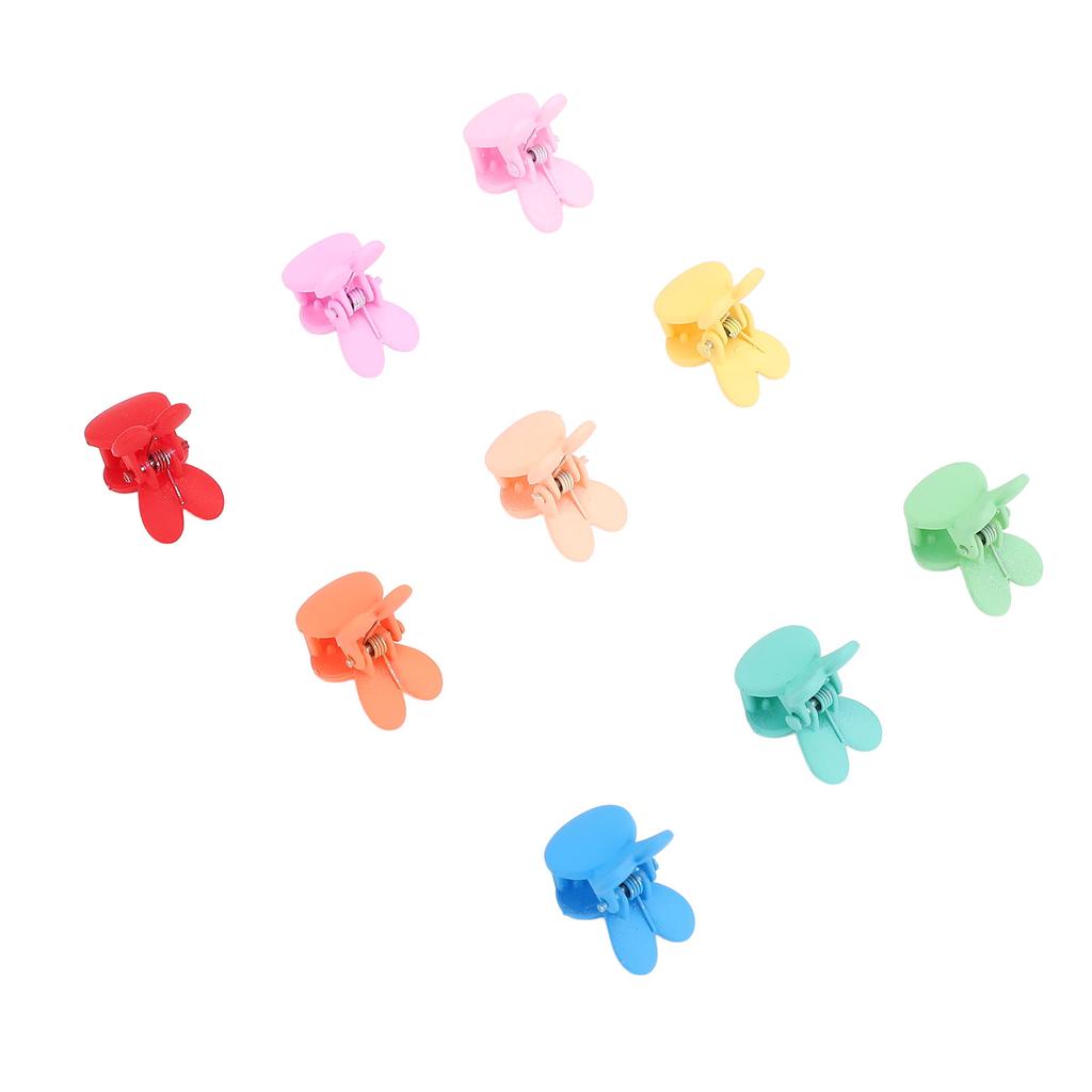 100 ks Roztomilá Mini Zaječí Sponka do Vlasů Ozdoba do Vlasů Barevná Silně Drží Roztomilé Králičí Vlasové Doplňky