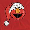 Sesame Street Womens/Ladies Elmo Santa Hat Christmas T-Shirt