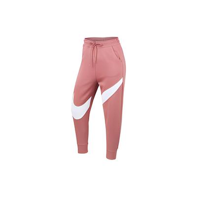 Sportswear Swoosh Fleece Cuffed Knit Joggers Women Bottoms Light-Red Crimson CV8661-897