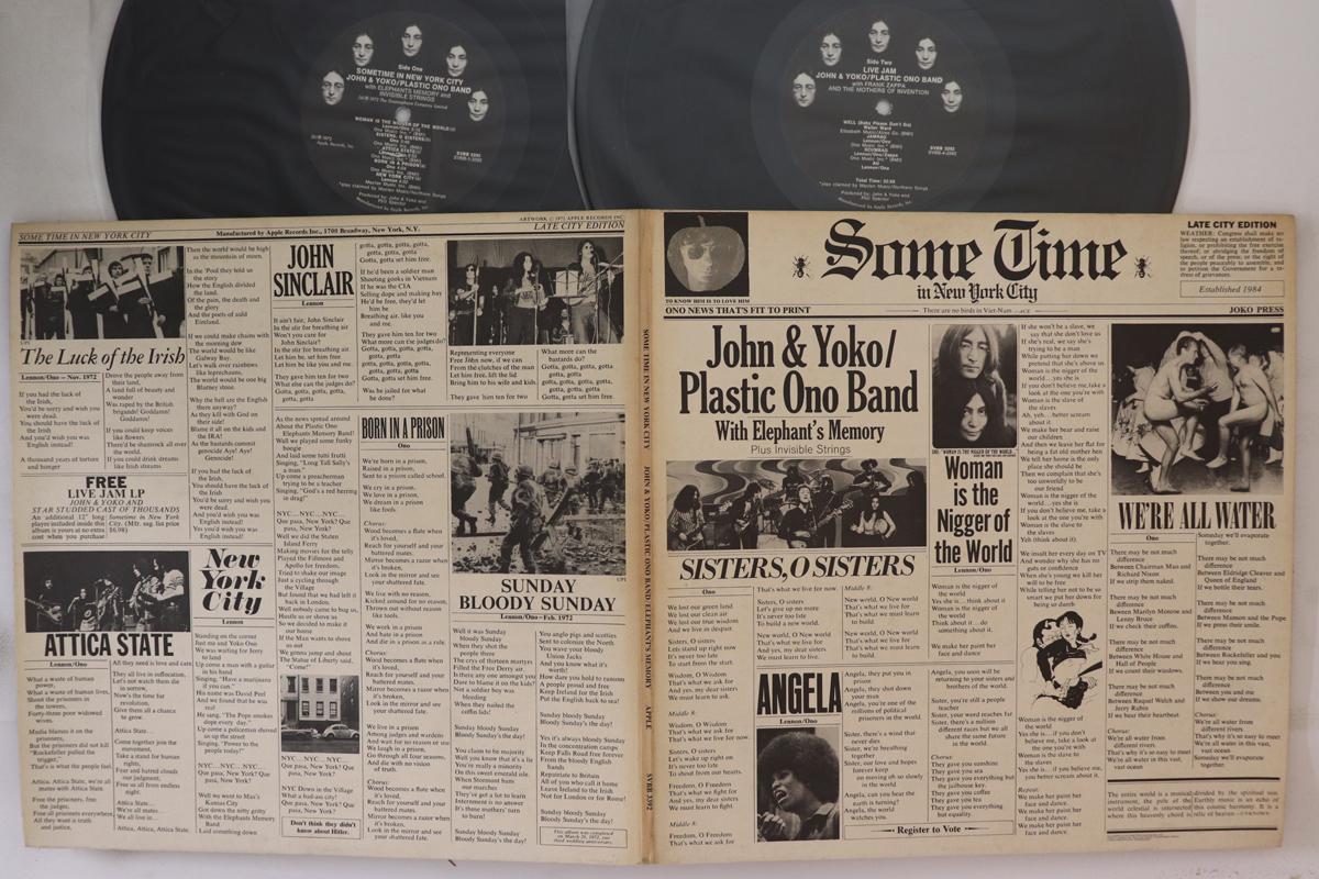 

LP Record JOHN & YOKO - Sometime In New York City SVBB3392 APPLE 1972 US Rock Used