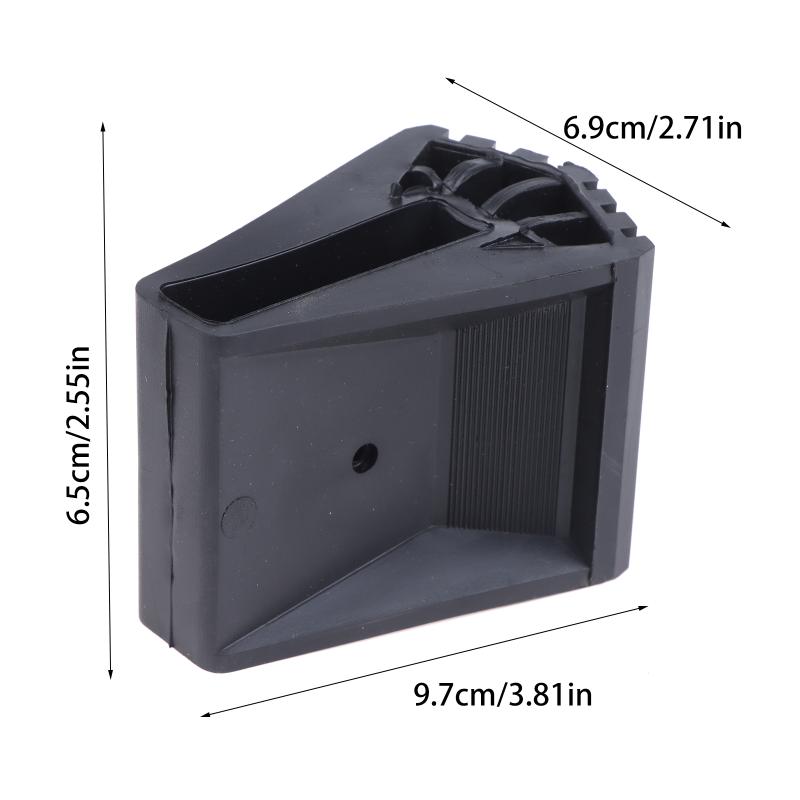 4/8PCS Ladder Non Slip Feet Attic Ladder Leg Protector Trapezoid Pads Furniture Foot Rubber Pads For Accessories Replacement Kit