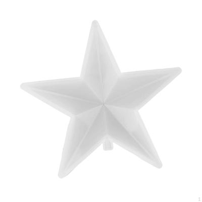 3D Christmas Tree Top Star Silicone Model Light Holder Making Tools, Epoxy Resin Casting DIY