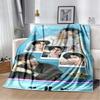 Популярний корейський актор Cha EunWoo Blanket Star Art Фланелева м'яка тепла ковдра для ліжка Спальня Ковдра для пікніка Подарунок для шанувальників