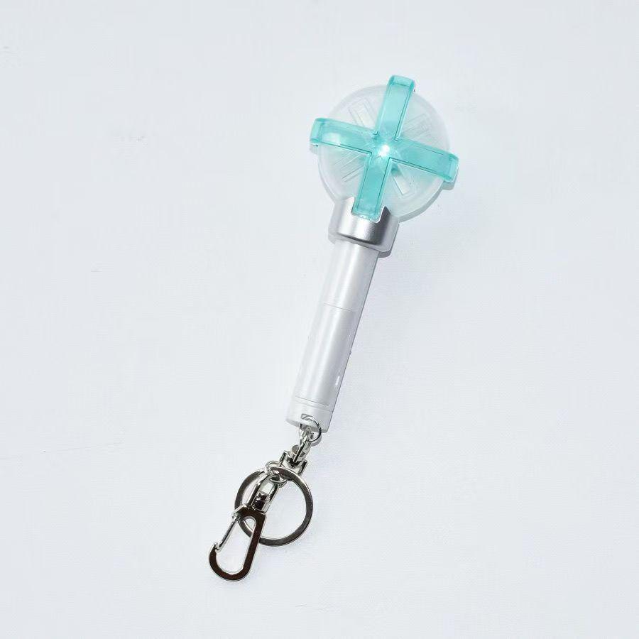 2nd Gen Mini Cheering Stick Luminous Keychain with Retractable Handle