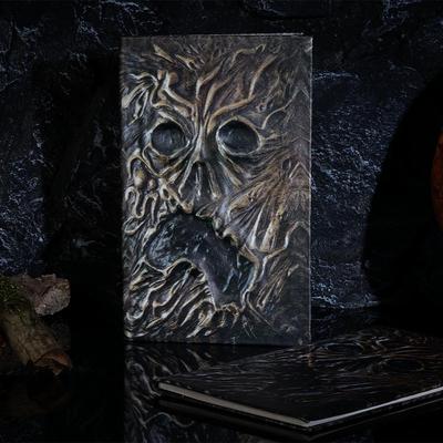 Necronomicon Kniha temné magie Rekvizita Démon Zlo Nemrtvý Oltář Rituál Kniha pro vyvolávání Domov Halloween Kniha magie Démonické Zlo Hororový Model