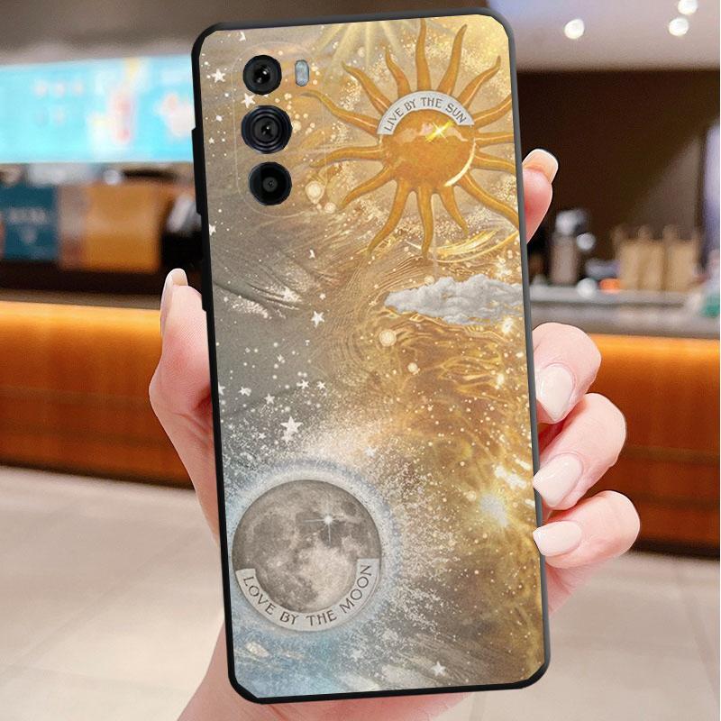 

Moon and Sun Aesthetic Phone Case For Motorola Edge 50 40 Pro 60 50 40 30 Ultra Neo Fusion Moto G Play G Stylus G Power G 2025 Moto G 5G 2024