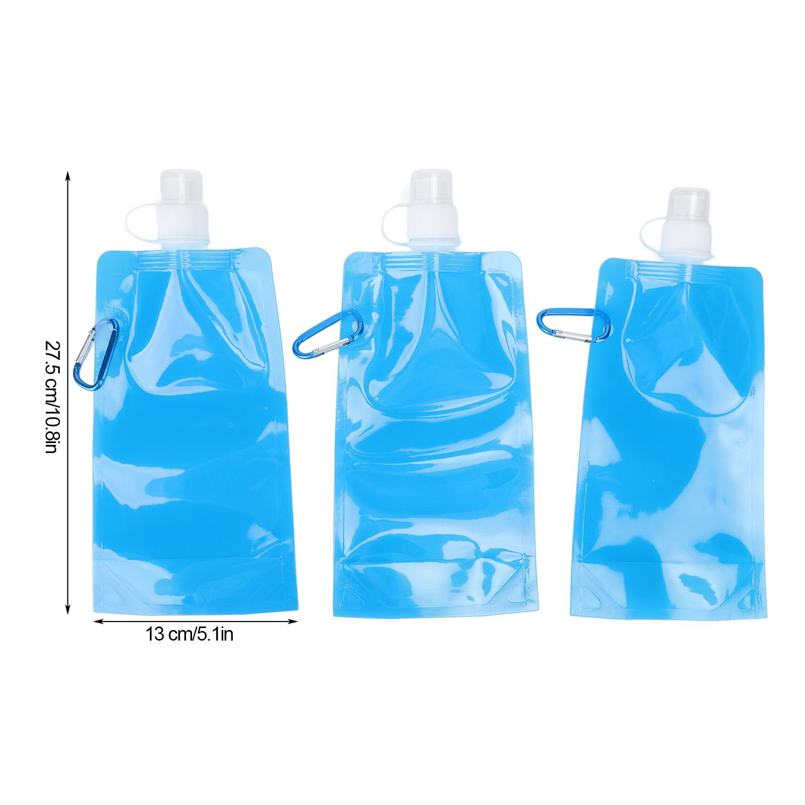 Collapsible Water Bottle Multifunction BPA   PE Soft Water Bottle for Outdoor Travel Camping 700ml