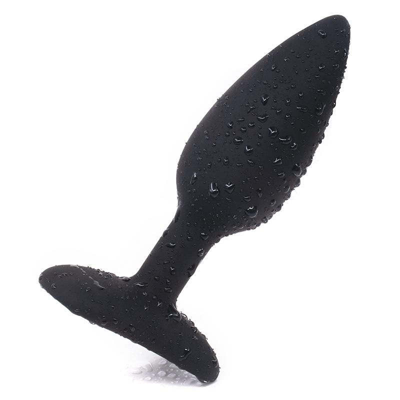 Multi-Frequency Silicone Anal Plug with Stepless Speed Control for G-Spot Stimulation and SM Play.
