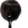 Exposed Ear Design Pet Bob Wig Adjustable Fit Cat Cosplay Wig Cat Fake Hair  Holiday Photography