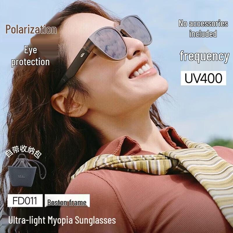 Beneunder FD011 Foldable Polarized Fit-Over Sunglasses