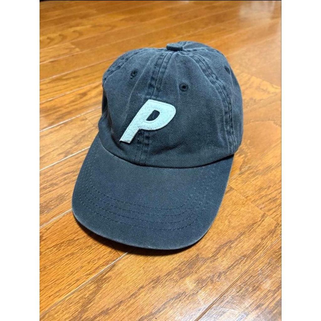 Used (Rare) PALACE SKATEBOARD CAP leather belt buckle black black
