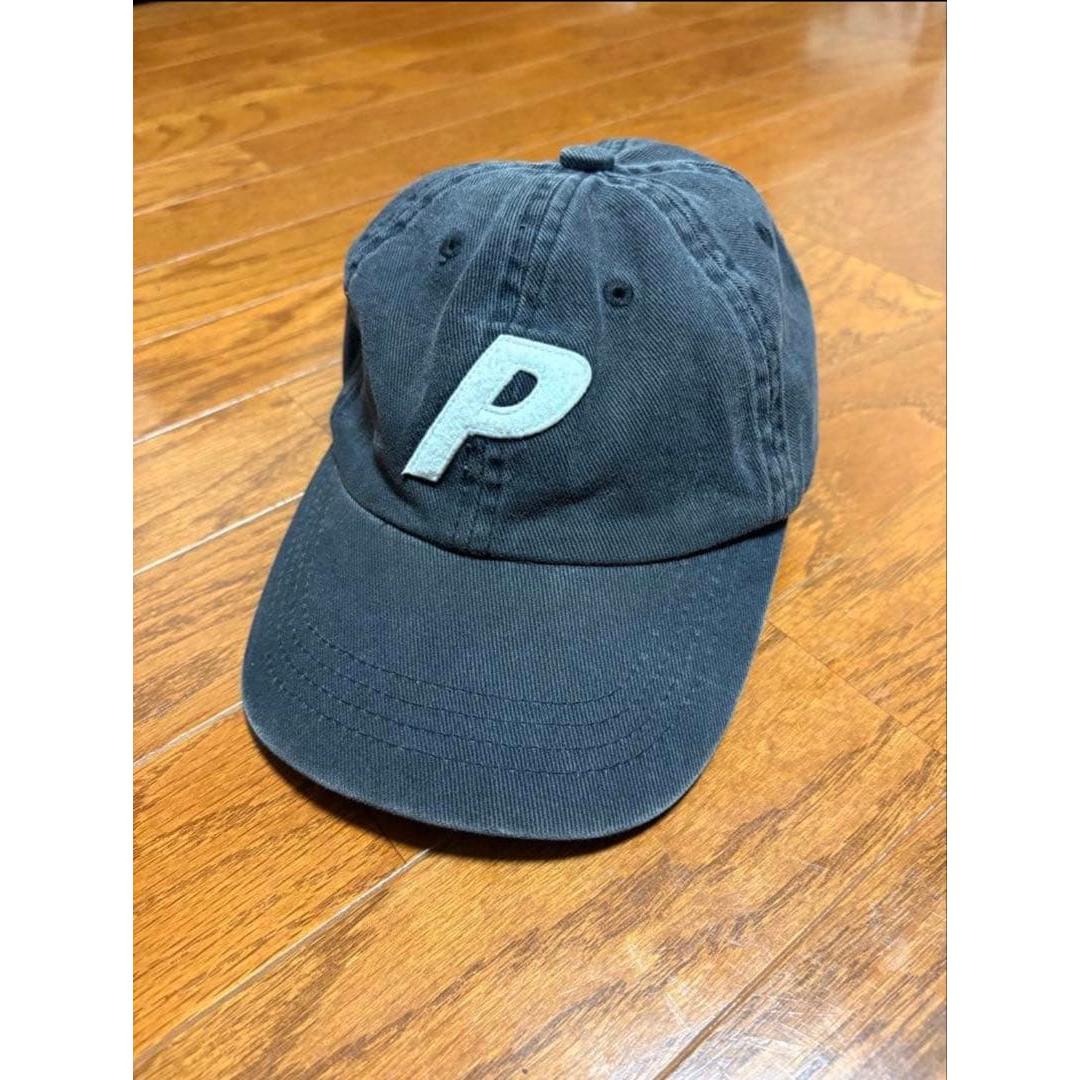 Used (Rare) PALACE SKATEBOARD CAP leather belt buckle black black