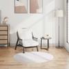 Washable Rug Black and White Ø120 cm