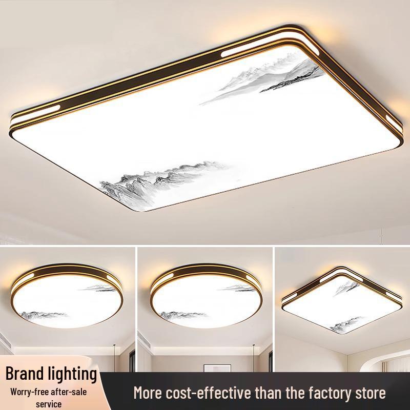 2025 LED Ceiling Light: Bright Core Design for Living, Bedroom, Study, and Dining Rooms, Wrought Iron Fixture