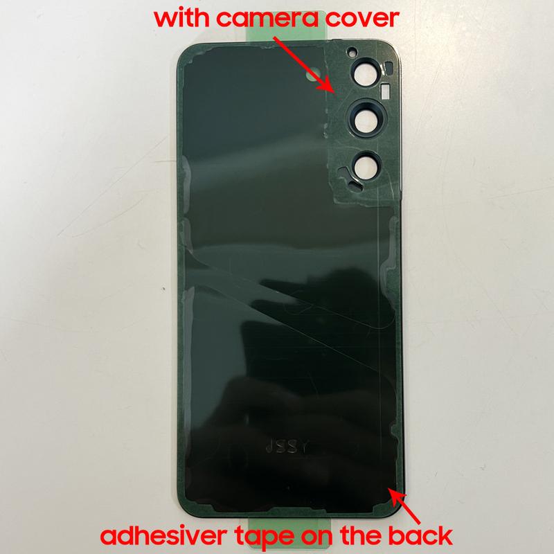 Glass Housing Back Cover Cases For SAMSUNG Galaxy S22Plus S22+ S22 Phone Rear Battery Door Phone Cover Back Cover with Tool