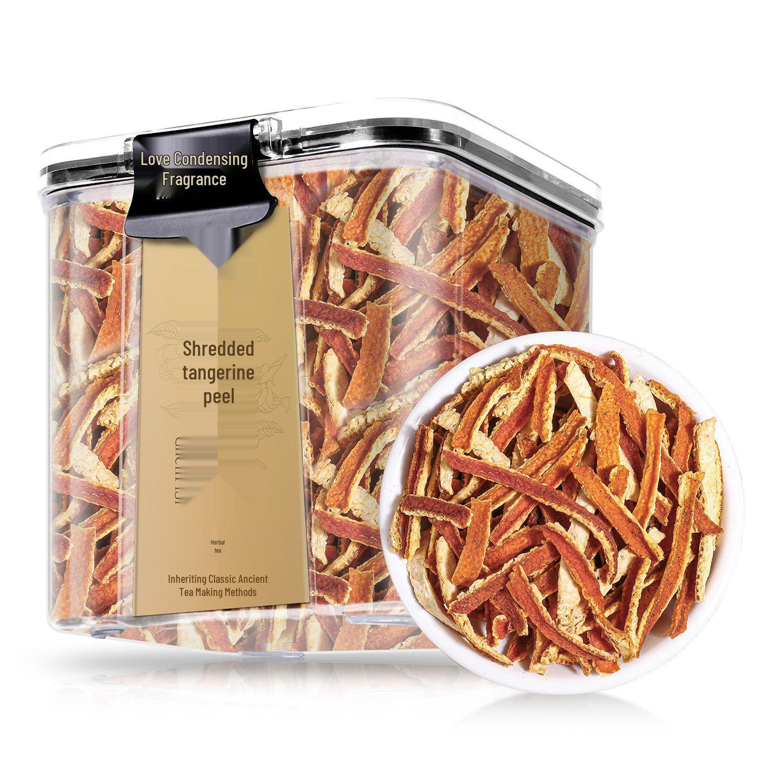 Натуральные сушеные полоски мандариновой кожуры без серы для травяного чая