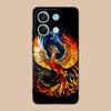 Luxury Phoenix Mobile Cell Phone Case for Xiaomi 15 14 13 12 Mi 11 T Ultra Lite Pro S X 5G Colorful Printing Cover Cover Luxury
