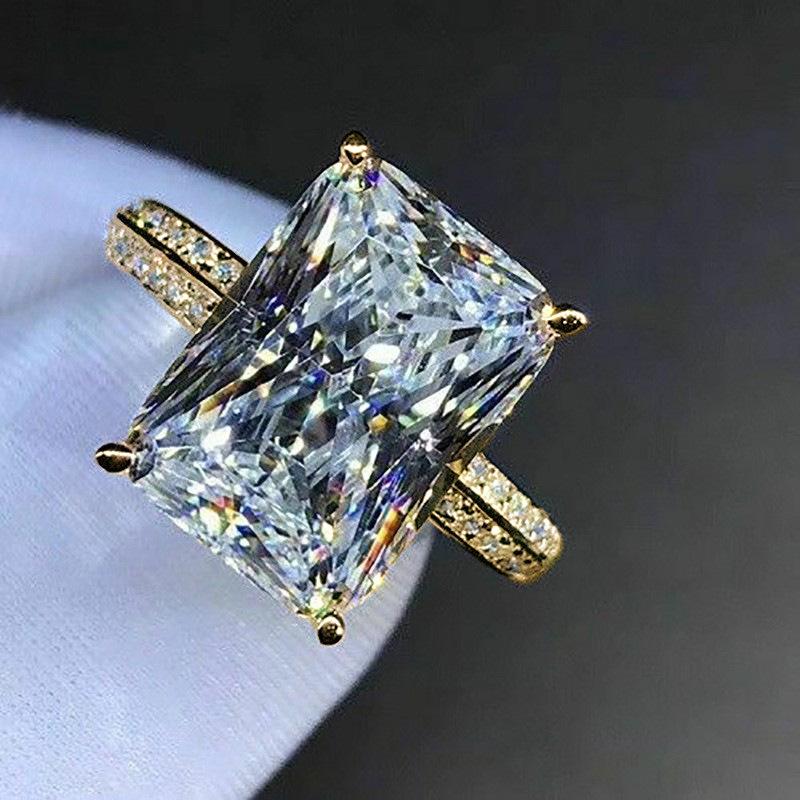 Luksusowy Pierścionek z Diamentem Sprzedaży Bezpośredniej Dziewczęcy Stop Modny Pierścionek z Temperamentem 520 Prezent dla Dziewczyny