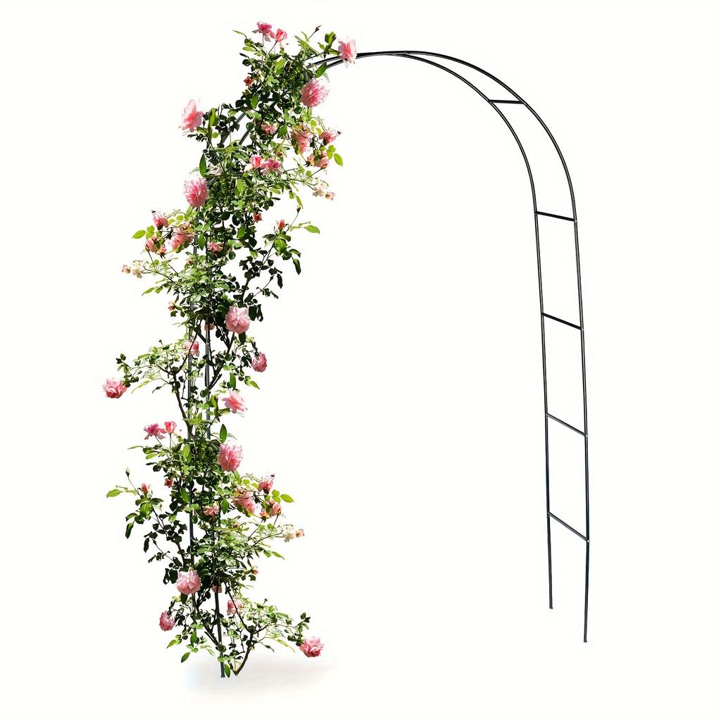 Climbing Plant Support Garden Arch Rose Flower Stand Outdoor Courtyard Wedding Decoration Balloon Arch Stand Climbing Vine Flowe
