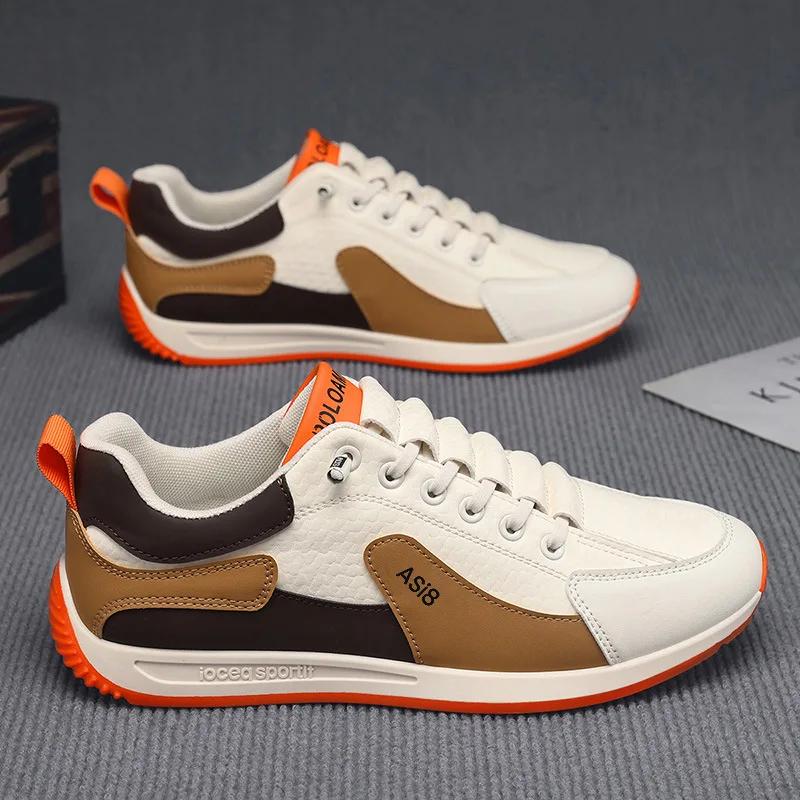 2025 New Men Sneakers Fashion Thick Sole Men Casual Shoes Luxury Breathable Outdoor Male Running Shoes Lace-Up Mens Tennis Shoes