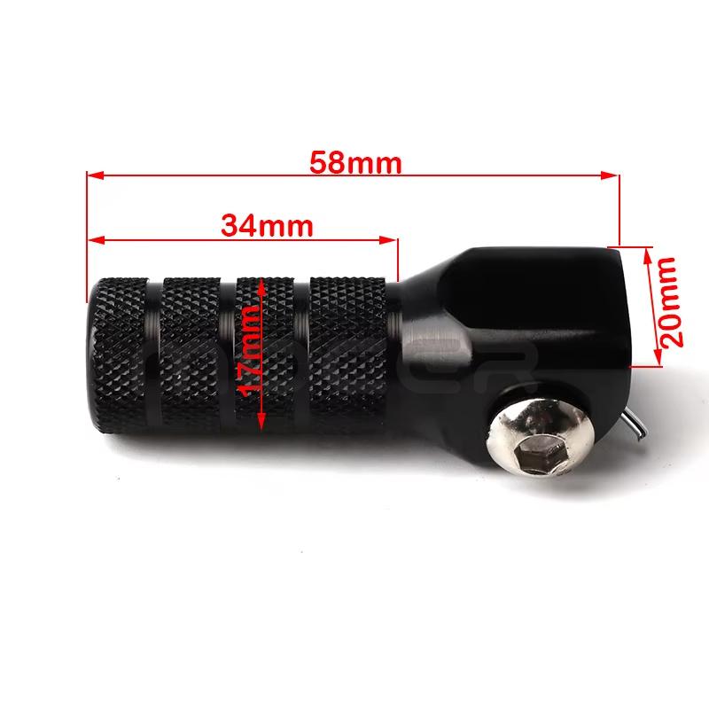 Motorcycle Shift Lever Head Aluminum Alloy Shift Pedal Folding 250 Gear Levers Replacement Series Motorbike ATV Dirt Pit Bike