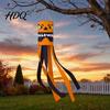 Festive Halloween Banner 39 Inch Windsock Flag Cartoon Ghost Flag Windsock Waterproof Hanging Door Decoration Ornament