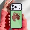 Cute Sloth Animal Phone Case for iPhone 17 16 15 14 13 Pro Max Back Cover for 12 11 Pro Coque