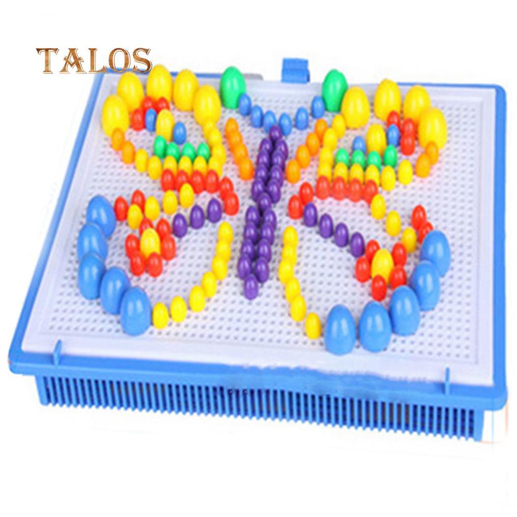 Children Puzzle Peg Board With 296 Pegs For Kids Early Educational Toys DIY Gift For Kids