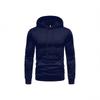 Men's Black Grey White Color Block Hoodie Kangaroo Pocket Pullover
