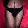 Women Sexy Lingerie Sheer Glossy Dot Open Crotch Bodyhose Crotchless Bandage Sleeveless Tank Bodystocking With Gloves 2Pcs Set