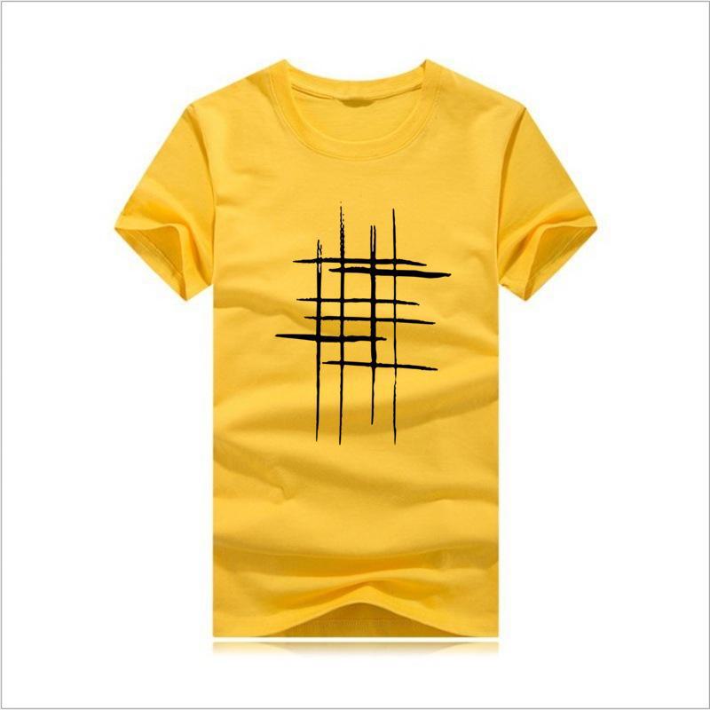 Men'S T-Shirt Short Sleeve Printed Summer Round Neck Top Trend Casual T-Shirts