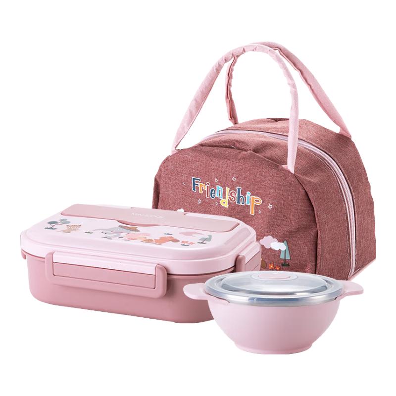 

Maxcook Stainless Steel Microwaveable Lunch Box with Compartments