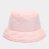 ins new soft and warm plaid simple down cotton basin hat women's tide autumn and winter solid color small fresh bucket hat
