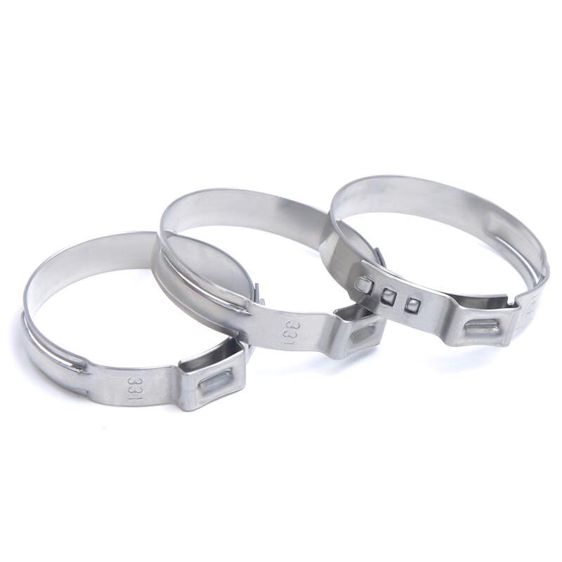 304 Stainless Steel Single Ear Stepless Hose Clamp