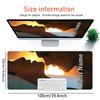 Custom Sunset Romance Large Gaming Mouse Pad Nonslip Rubber Base Waterproof Desk Mat For Office Pc Laptop