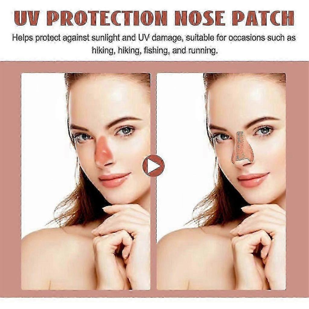 Reusable Sunblock Patches For Nose Uv Protection Concealer Moisturizing Patch For Outdoor Training Swimming-jmsjy
