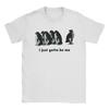 Ich Muss Einfach Ich Sein Pinguin T-Shirt Sommer Mode T-Shirts Herren 100% Baumwolle Rundhals Oversize T-Shirts Kurzarm T-Shirt