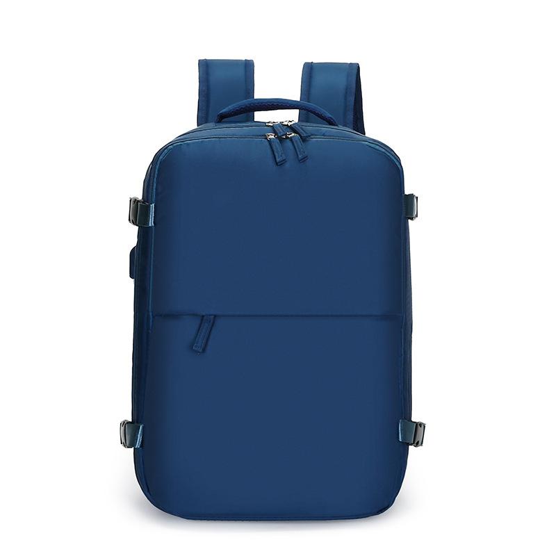 Girls' Multifunctional Backpack, Travel Backpack, Large Capacity Solid Color Waterproof Luggage Bag, Short Distance Business Trip