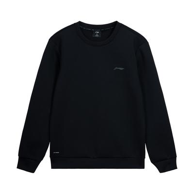 Li-Ning Bequemer Einfacher Lässiger Einfarbiger Vielseitiger Pullover Locker Rundhals Sweatshirt Herren sweatshirt AWDV969-4