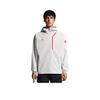 Anta Logo Print Zip-Up Hooded Windbreaker Men Jackets Black 952237605-3