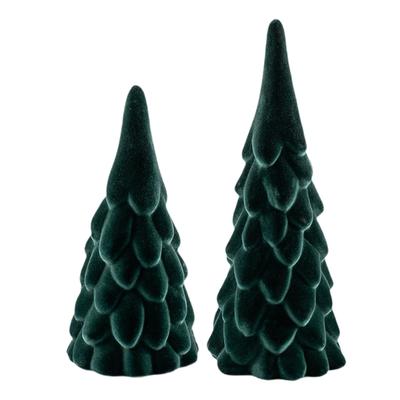 Artificial Christmas Tree Mini Desk Christmas Tree Party Centerpiece Bedside Flocked Xmas Tree for Birthday Indoor Fireplace