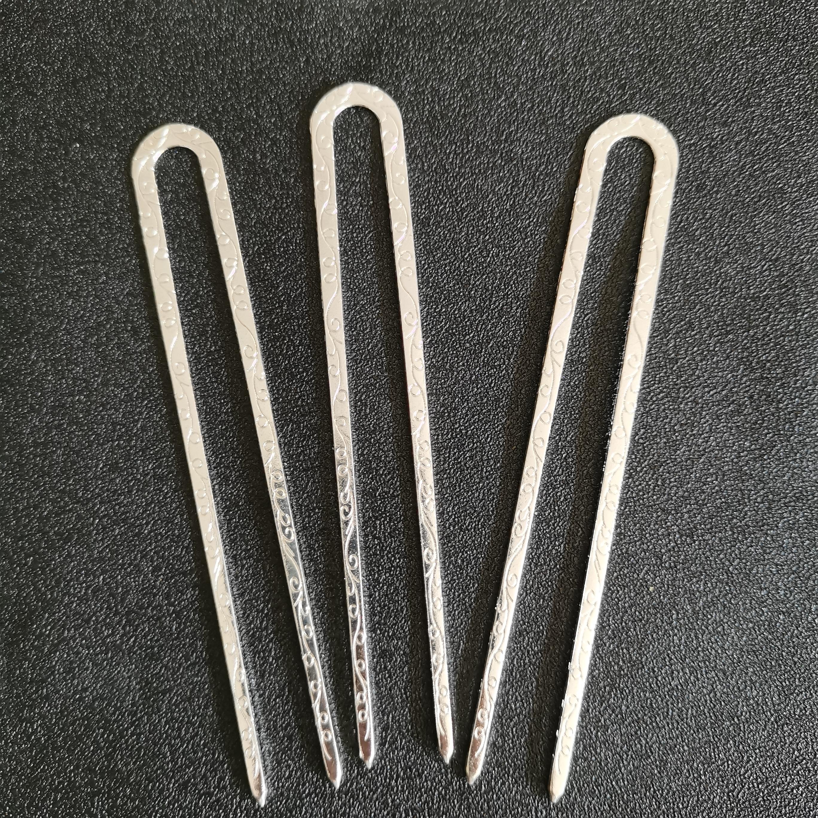 

3 шт./набор Черные шпильки для волос U-образной формы Модные палочки для волос Заколки для волос из сплава Клипсы Головной убор для женщин Девушек Аксессуары для волос ручной работы