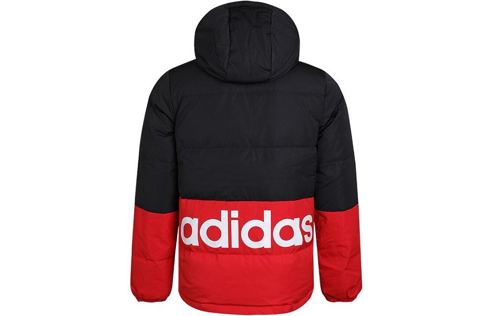 adidas Neo Down Jackets Men's Red Hooded Moderate GJ8788