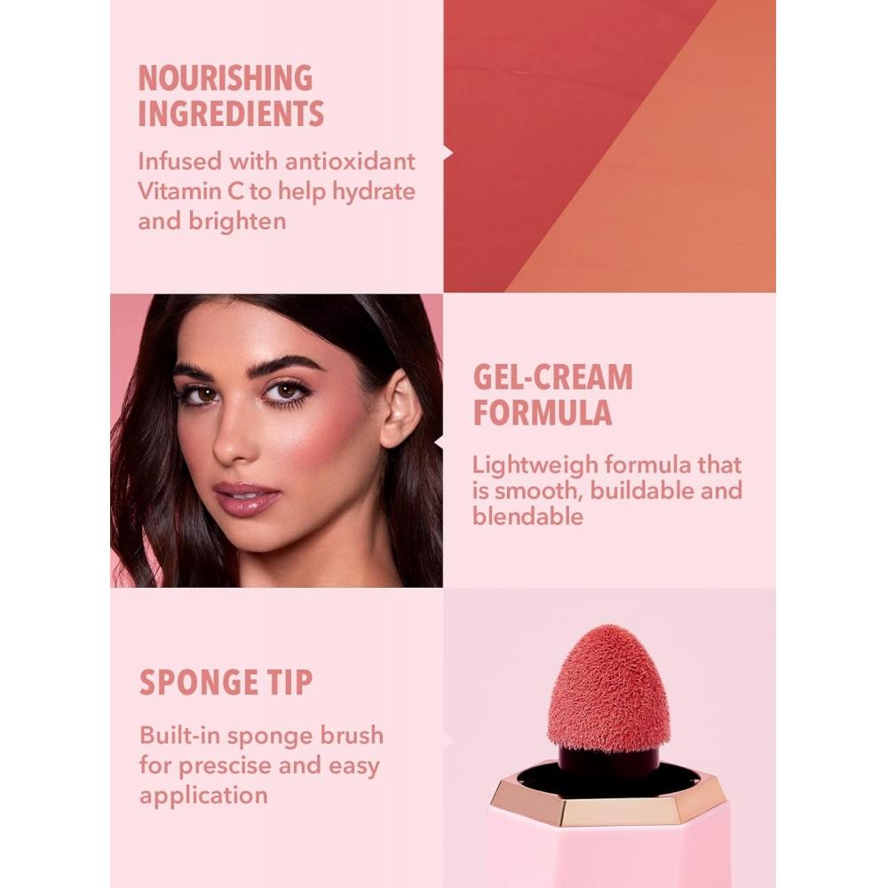Sheglam Color Bloom Liquid Blush Matte Shimmer Animal Free Rose Ritual