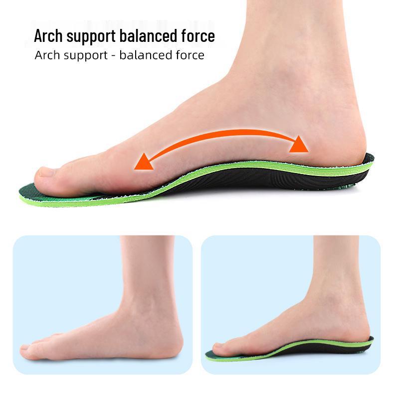 Unisex Orthopedic Sports Insoles for Military Training, Running, and Basketball - TPE Arch Support with High Elastic Shock Absorption